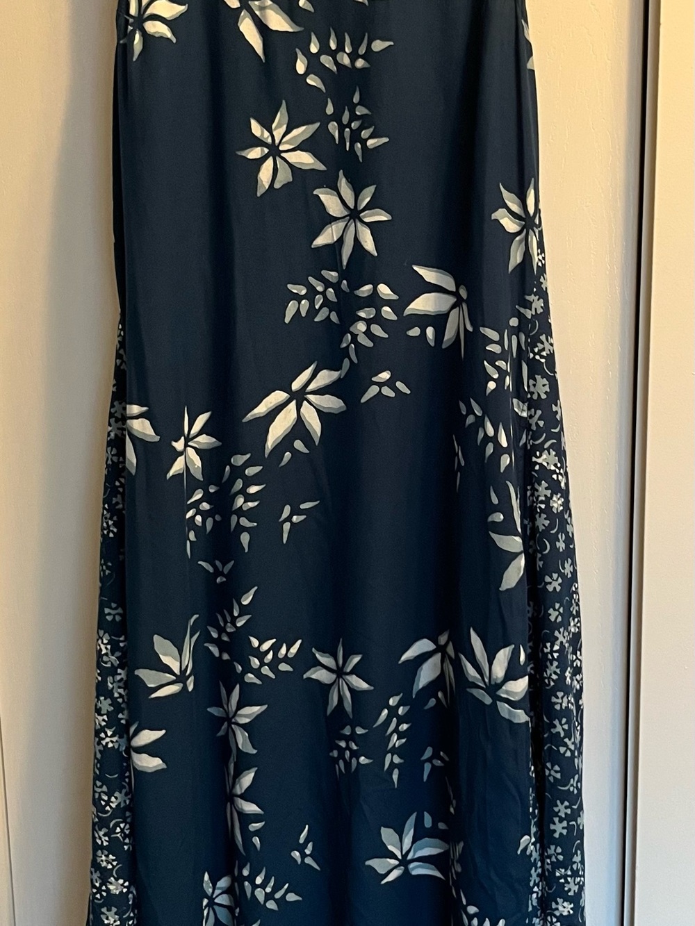 Blue Sky Women's Navy Floral Maxi Skirt
